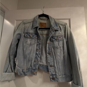 Hollister Faded Blue Denim Jacket